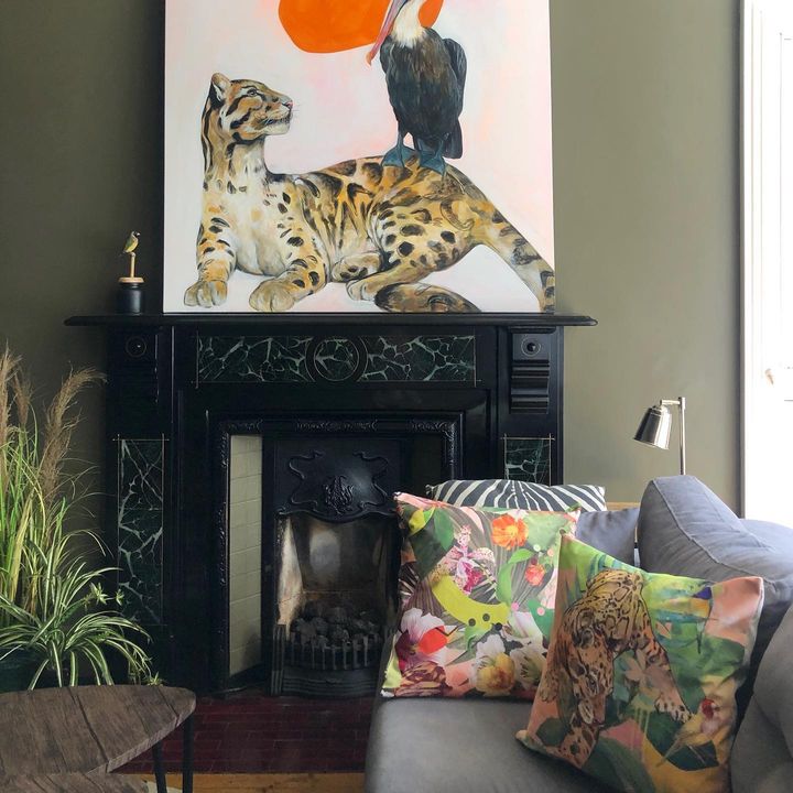 picture of Felidae-Room-studio couch-Interior design-Furniture-Living room-Cat-Textile-Carnivore-1685267044967774