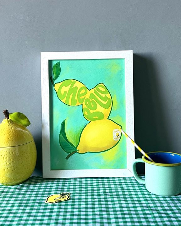 picture of Green-Plant-Drinkware-Yellow-Fruit-Pear-Art-Serveware-Rectangle-444043037733963