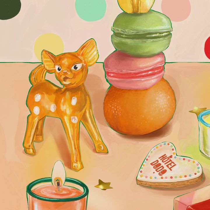 picture of Orange-Toy-Carnivore-Drinkware-Art-Serveware-Font-Felidae-Peach-812346994236897
