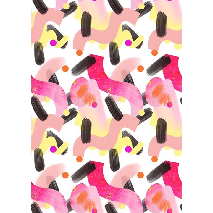 picture of Pink-Pattern-Textile-Mobile phone case-Shower curtain-Wrapping paper----1546740795487067