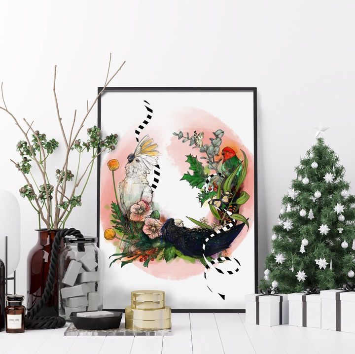 picture of Plant-Christmas tree-Flower-Product-Twig-Rectangle-Interior design-Art-Vase-1771089563052188
