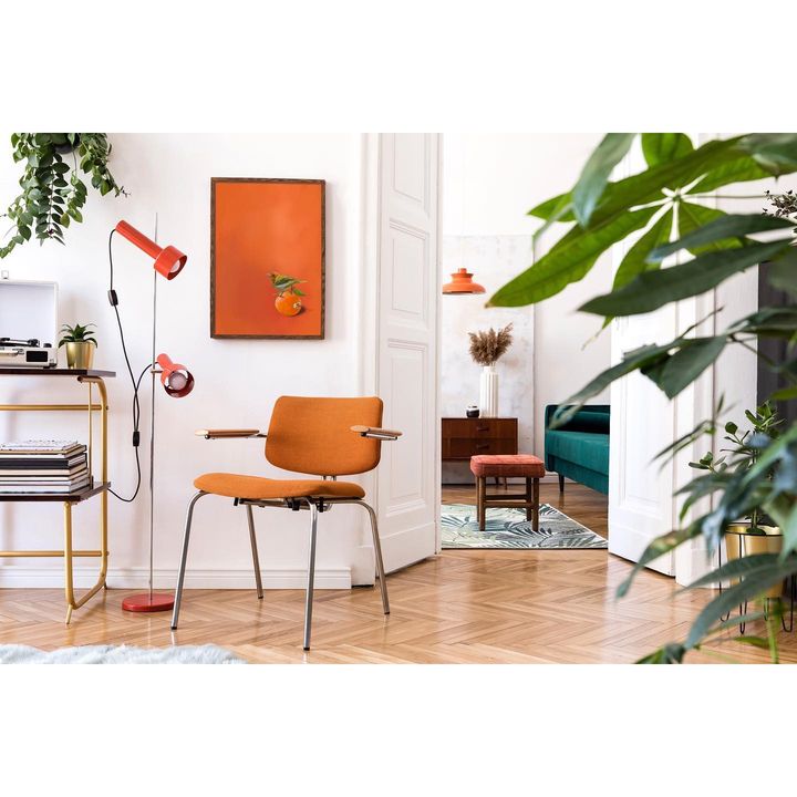 picture of Plant-Furniture-Comfort-Building-Houseplant-Wood-Orange-Chair-Lighting-2033464976814644