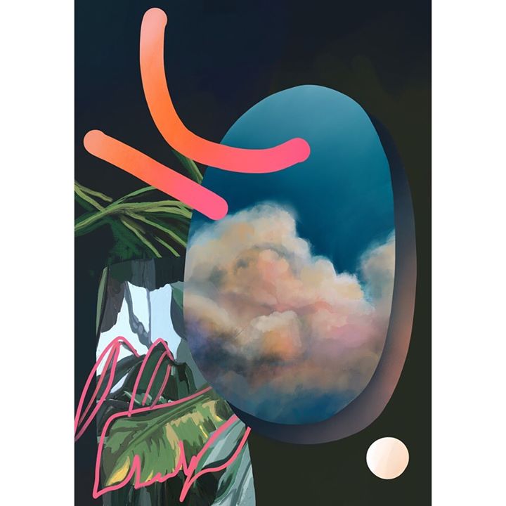 picture of Sky-Organism-Illustration-Art-Modern art-Visual arts-Cnidaria-Painting--1548725495288597